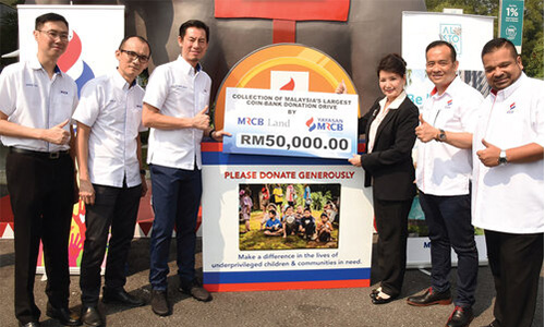 Yayasan MRCB Receives RM50,000 From The Home Ownership Carnival Donation Drive By MRCB Land